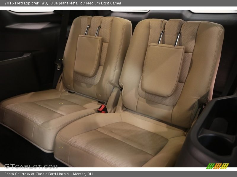 Blue Jeans Metallic / Medium Light Camel 2016 Ford Explorer FWD