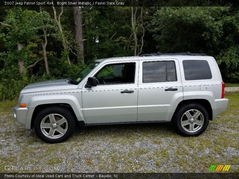 Bright Silver Metallic / Pastel Slate Gray 2007 Jeep Patriot Sport 4x4