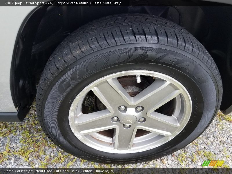 Bright Silver Metallic / Pastel Slate Gray 2007 Jeep Patriot Sport 4x4