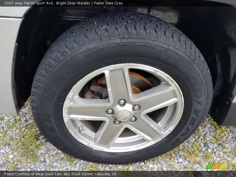 Bright Silver Metallic / Pastel Slate Gray 2007 Jeep Patriot Sport 4x4