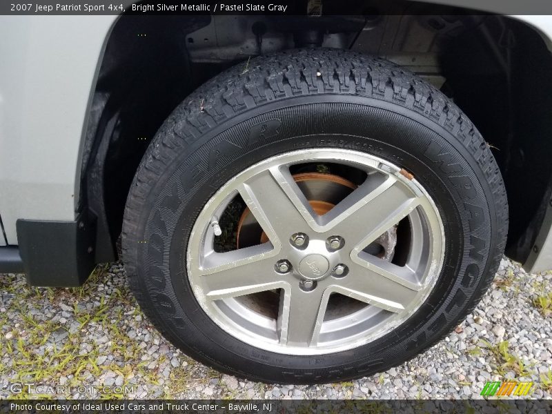 Bright Silver Metallic / Pastel Slate Gray 2007 Jeep Patriot Sport 4x4
