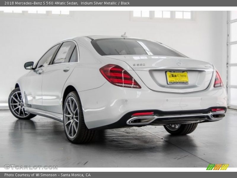 Iridium Silver Metallic / Black 2018 Mercedes-Benz S 560 4Matic Sedan