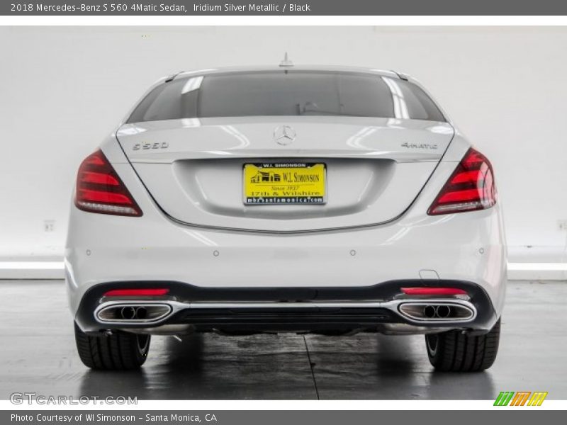 Iridium Silver Metallic / Black 2018 Mercedes-Benz S 560 4Matic Sedan