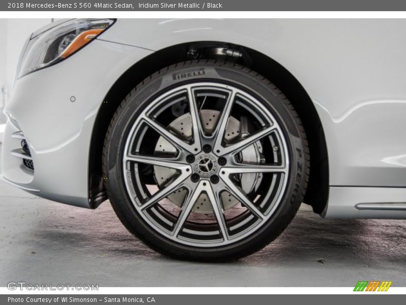 Iridium Silver Metallic / Black 2018 Mercedes-Benz S 560 4Matic Sedan