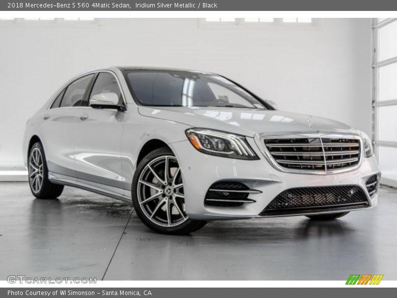 Front 3/4 View of 2018 S 560 4Matic Sedan