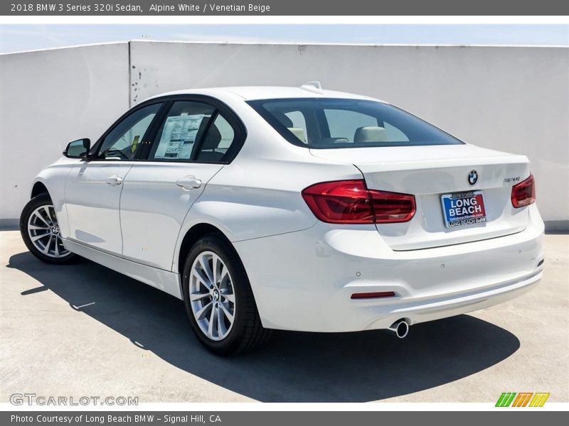 Alpine White / Venetian Beige 2018 BMW 3 Series 320i Sedan