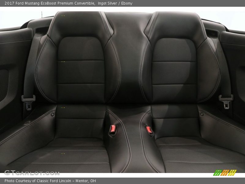 Ingot Silver / Ebony 2017 Ford Mustang EcoBoost Premium Convertible
