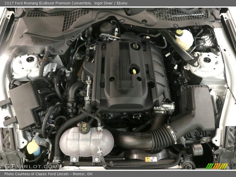 Ingot Silver / Ebony 2017 Ford Mustang EcoBoost Premium Convertible
