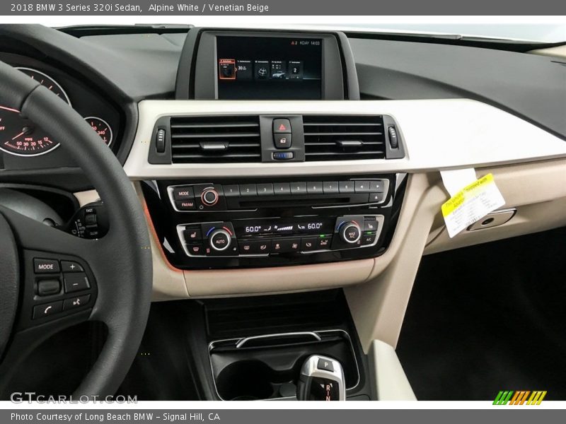 Alpine White / Venetian Beige 2018 BMW 3 Series 320i Sedan