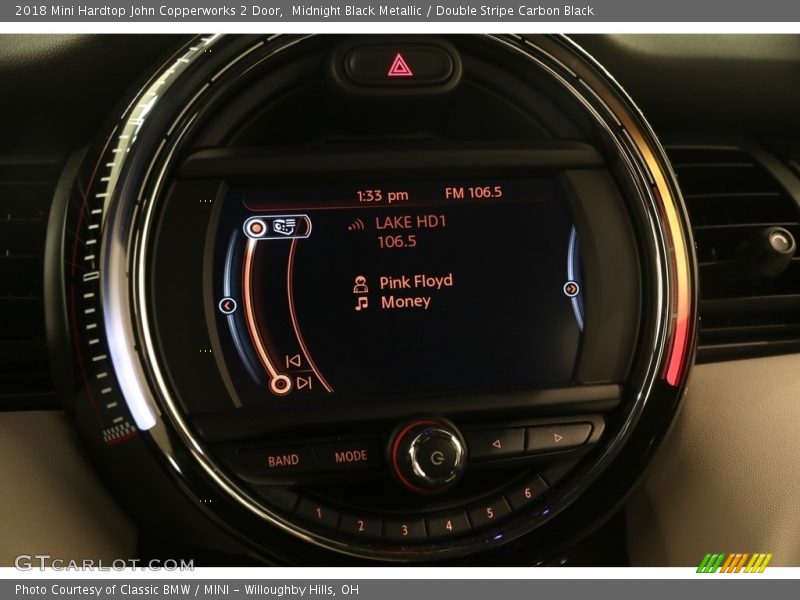 Midnight Black Metallic / Double Stripe Carbon Black 2018 Mini Hardtop John Copperworks 2 Door