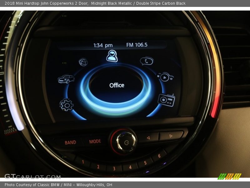 Midnight Black Metallic / Double Stripe Carbon Black 2018 Mini Hardtop John Copperworks 2 Door