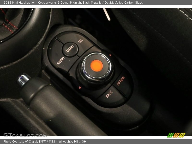 Midnight Black Metallic / Double Stripe Carbon Black 2018 Mini Hardtop John Copperworks 2 Door