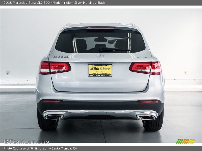 Iridium Silver Metallic / Black 2018 Mercedes-Benz GLC 300 4Matic