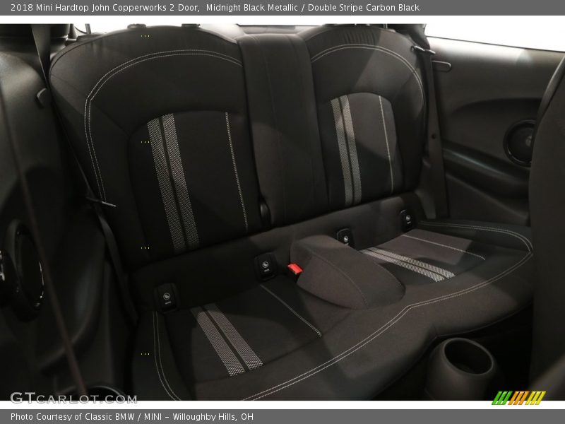 Midnight Black Metallic / Double Stripe Carbon Black 2018 Mini Hardtop John Copperworks 2 Door