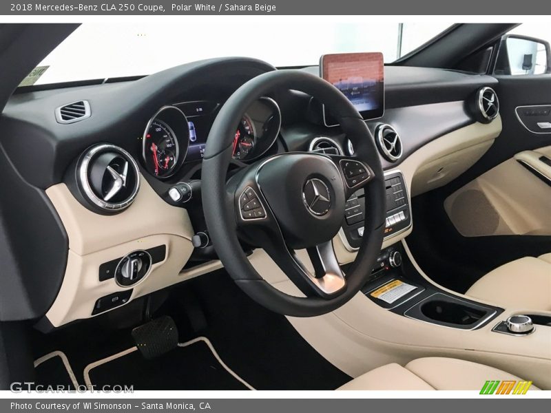 Polar White / Sahara Beige 2018 Mercedes-Benz CLA 250 Coupe