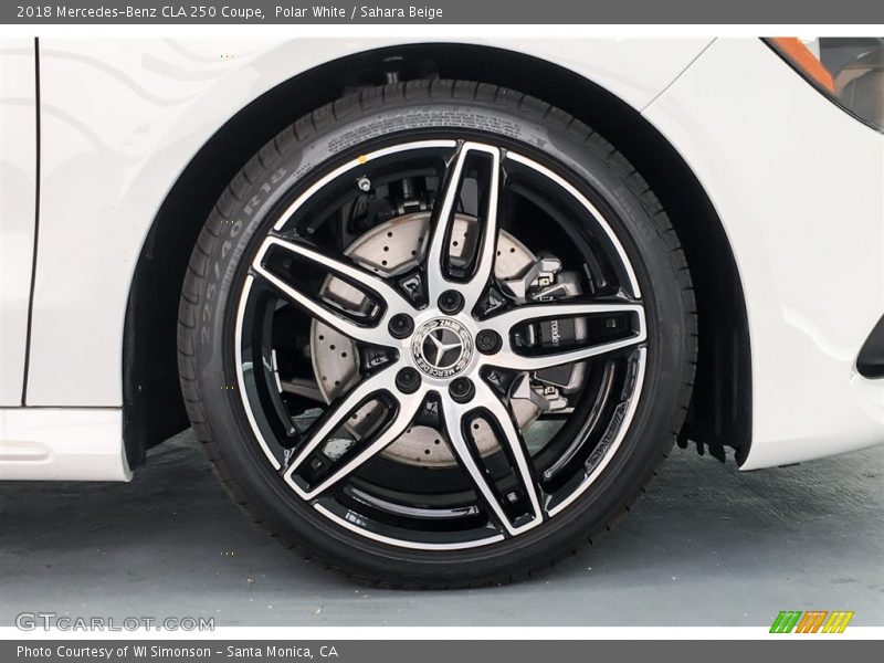 Polar White / Sahara Beige 2018 Mercedes-Benz CLA 250 Coupe