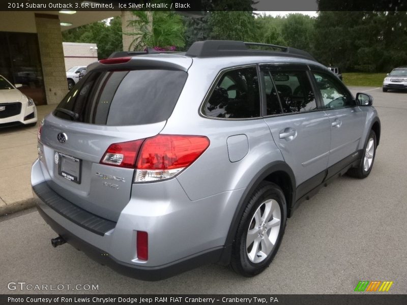 Ice Silver Metallic / Black 2014 Subaru Outback 3.6R Limited