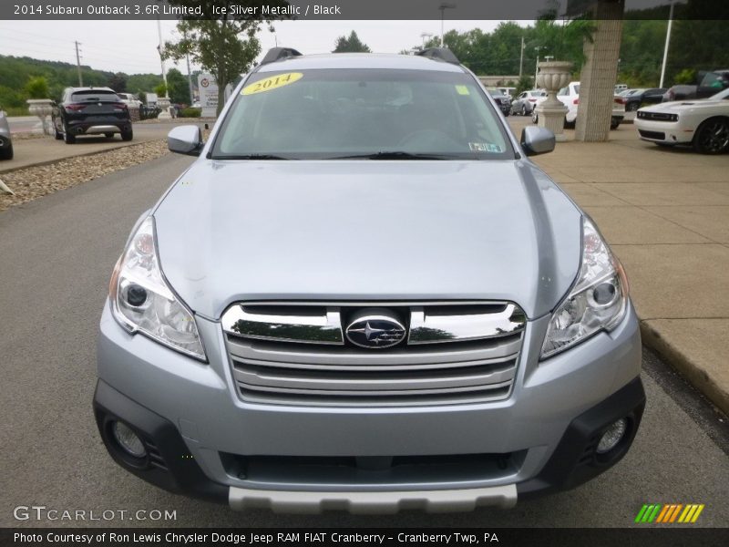 Ice Silver Metallic / Black 2014 Subaru Outback 3.6R Limited
