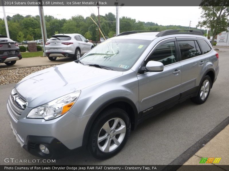 Ice Silver Metallic / Black 2014 Subaru Outback 3.6R Limited