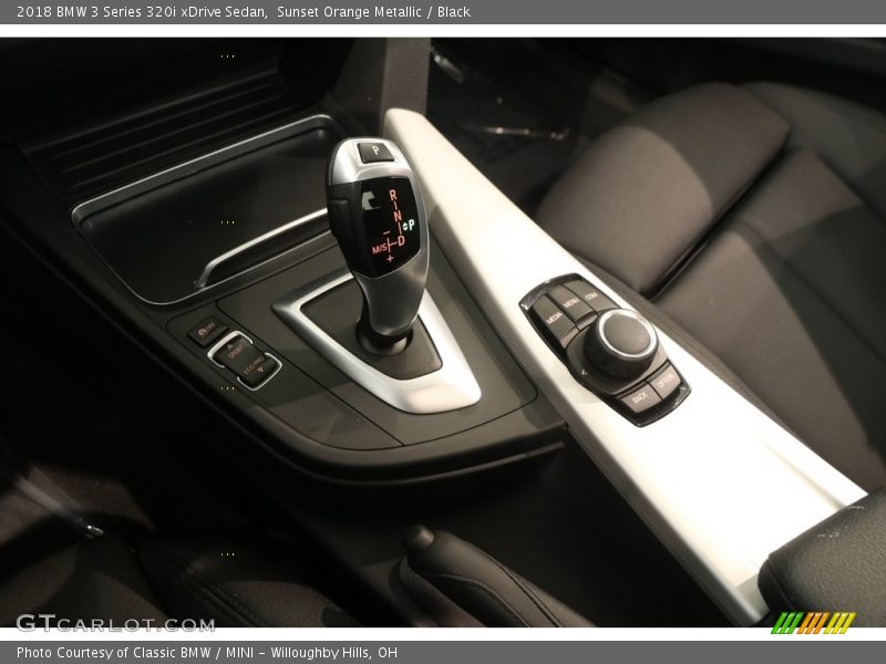 Sunset Orange Metallic / Black 2018 BMW 3 Series 320i xDrive Sedan