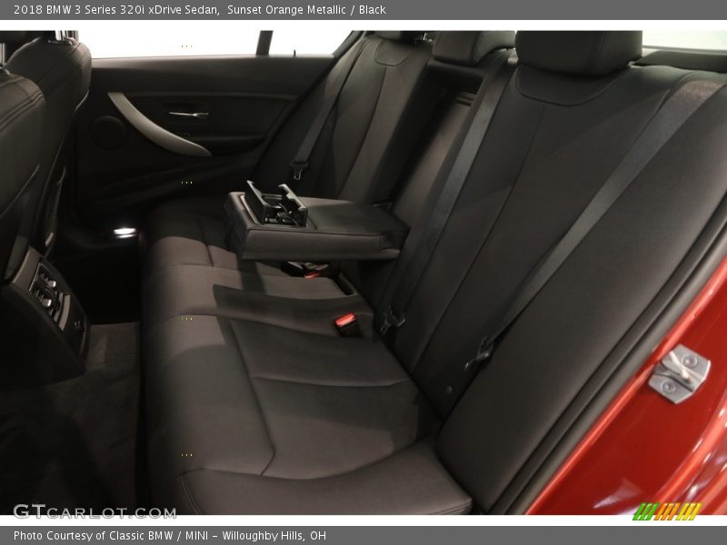 Sunset Orange Metallic / Black 2018 BMW 3 Series 320i xDrive Sedan