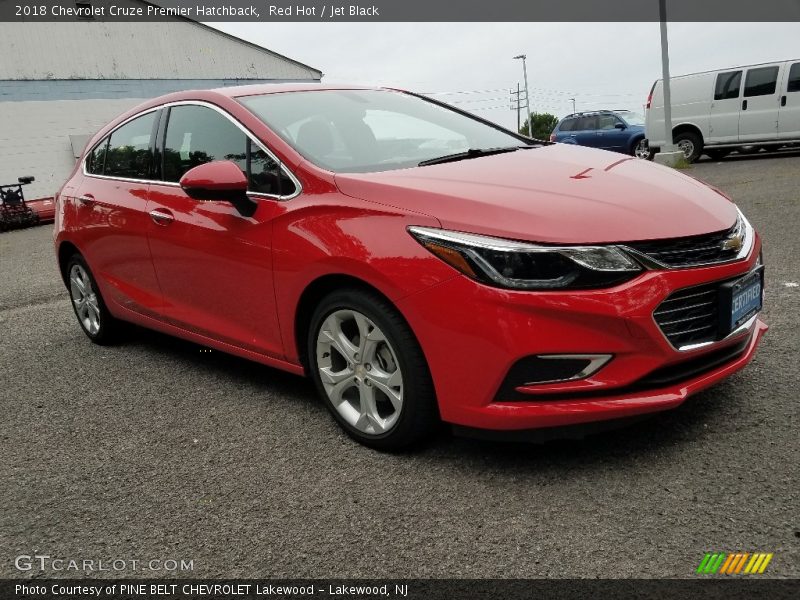 Red Hot / Jet Black 2018 Chevrolet Cruze Premier Hatchback