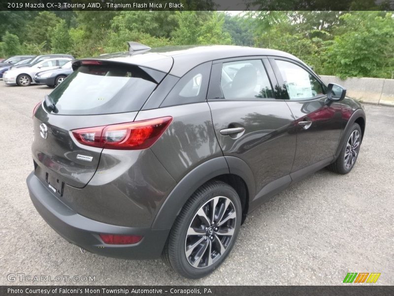 Titanium Flash Mica / Black 2019 Mazda CX-3 Touring AWD