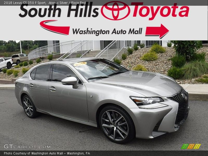 Atomic Silver / Rioja Red 2018 Lexus GS 350 F Sport