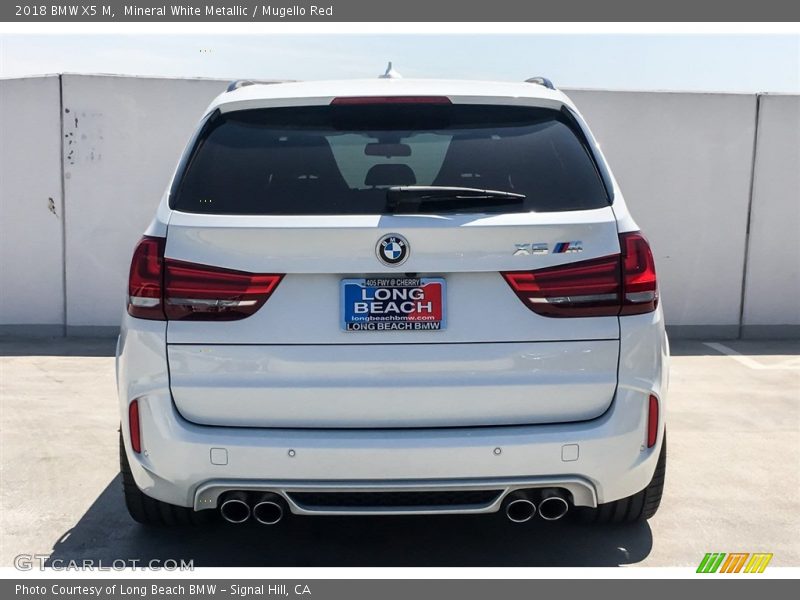 Mineral White Metallic / Mugello Red 2018 BMW X5 M