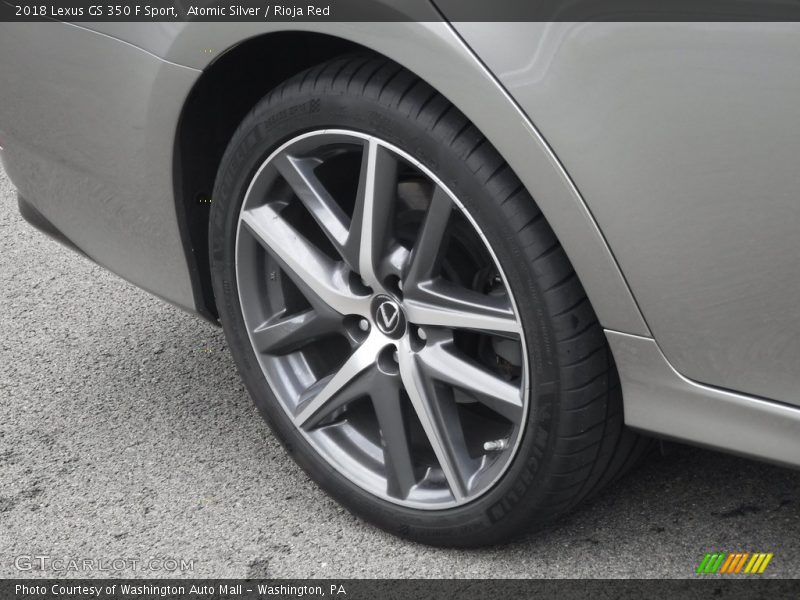 Atomic Silver / Rioja Red 2018 Lexus GS 350 F Sport
