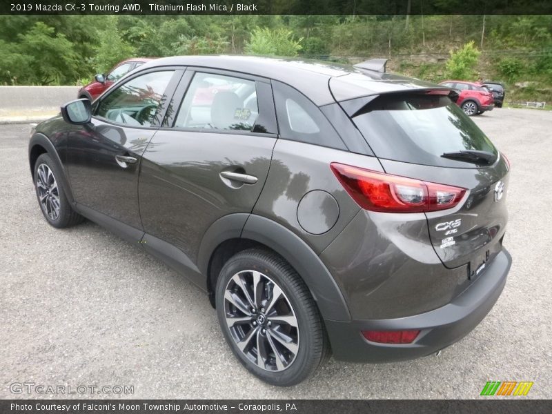 Titanium Flash Mica / Black 2019 Mazda CX-3 Touring AWD