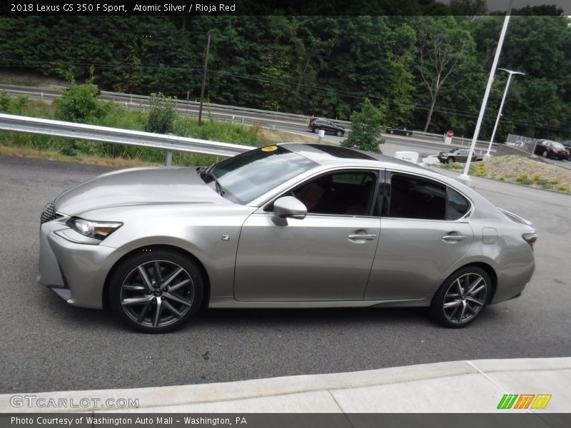 Atomic Silver / Rioja Red 2018 Lexus GS 350 F Sport