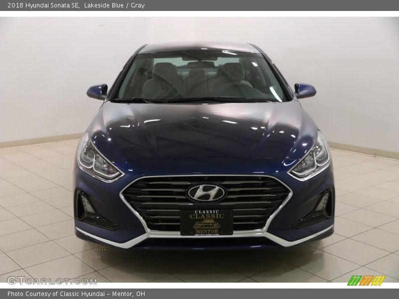 Lakeside Blue / Gray 2018 Hyundai Sonata SE
