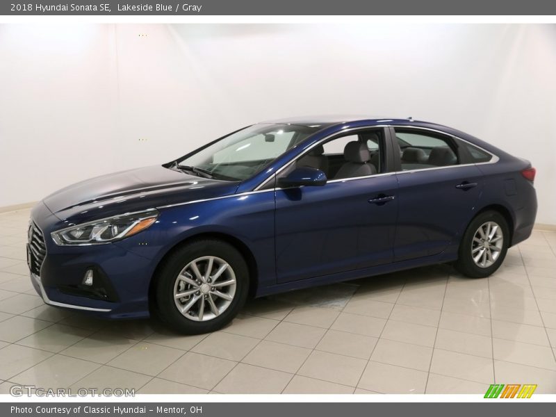 Lakeside Blue / Gray 2018 Hyundai Sonata SE