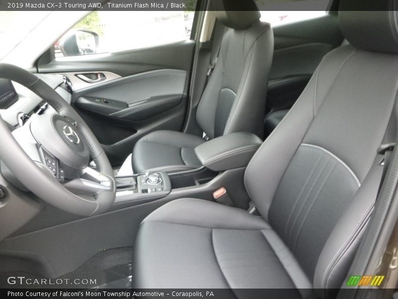 Titanium Flash Mica / Black 2019 Mazda CX-3 Touring AWD
