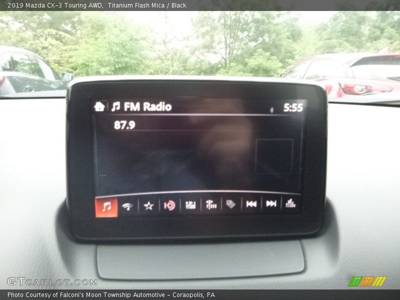 Titanium Flash Mica / Black 2019 Mazda CX-3 Touring AWD