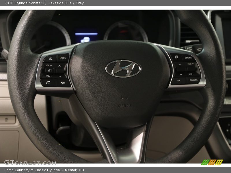 Lakeside Blue / Gray 2018 Hyundai Sonata SE