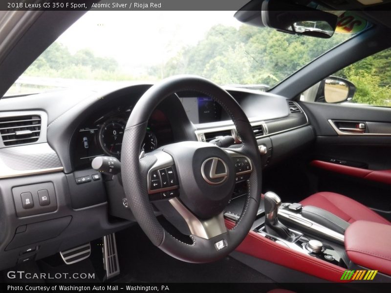 Atomic Silver / Rioja Red 2018 Lexus GS 350 F Sport