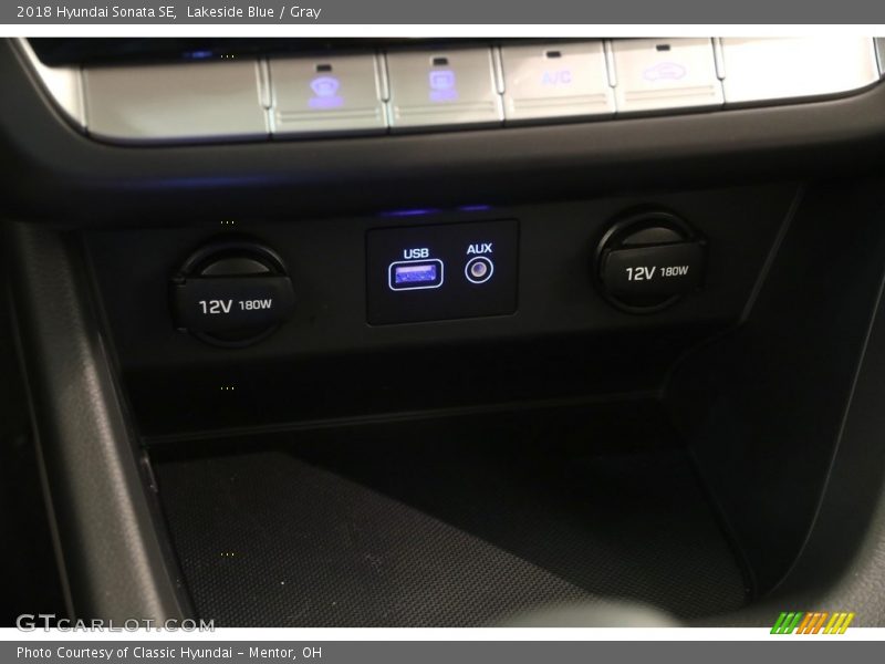 Lakeside Blue / Gray 2018 Hyundai Sonata SE