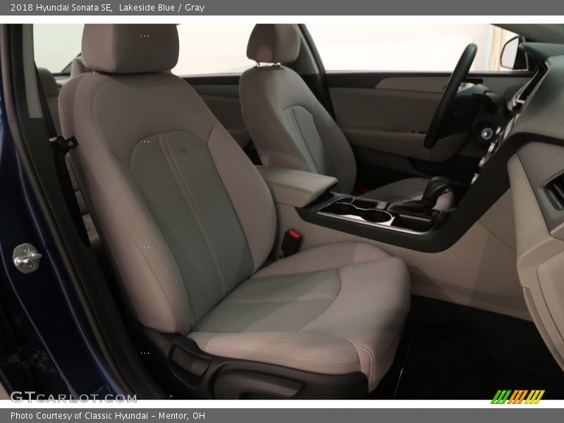 Lakeside Blue / Gray 2018 Hyundai Sonata SE
