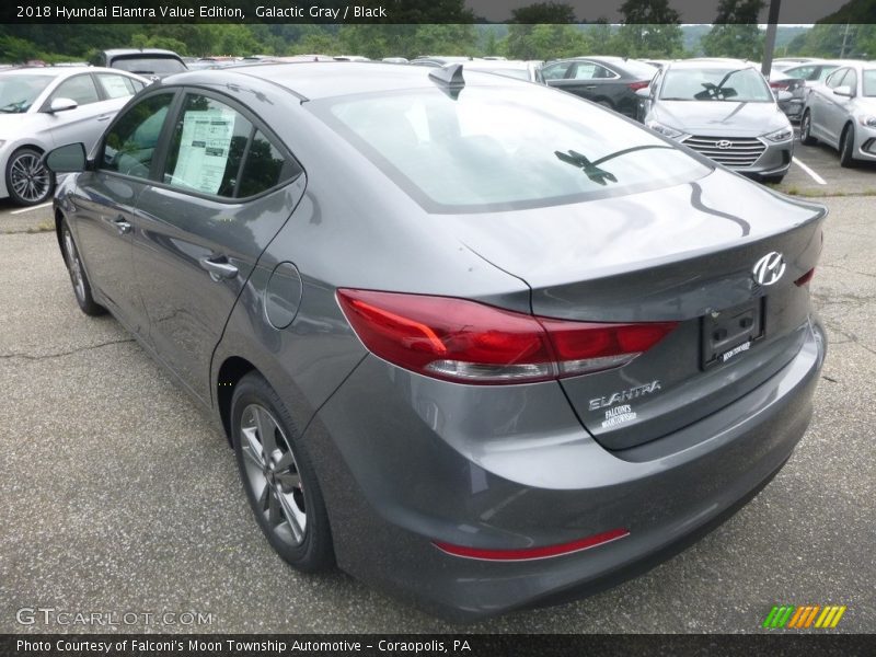 Galactic Gray / Black 2018 Hyundai Elantra Value Edition
