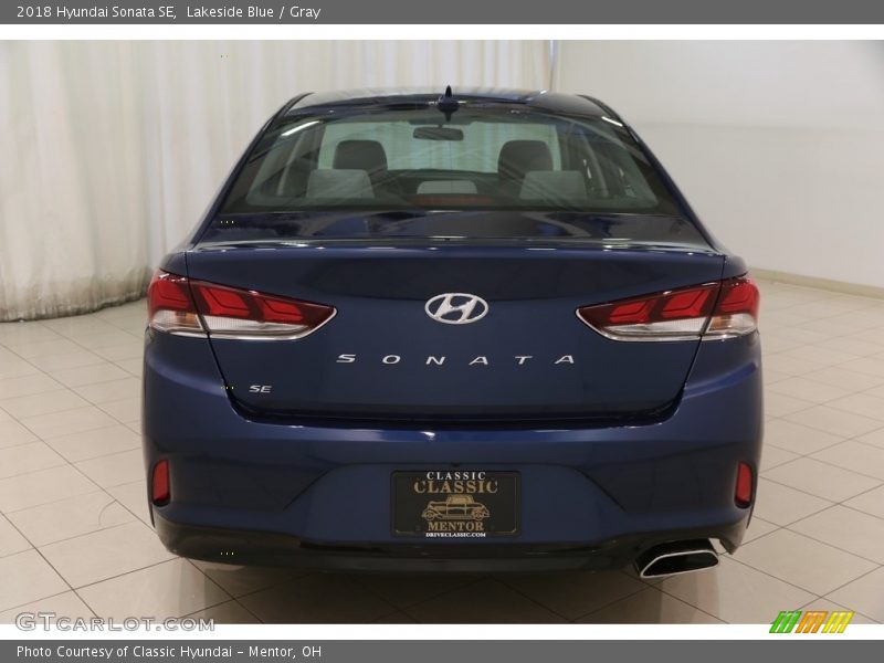Lakeside Blue / Gray 2018 Hyundai Sonata SE