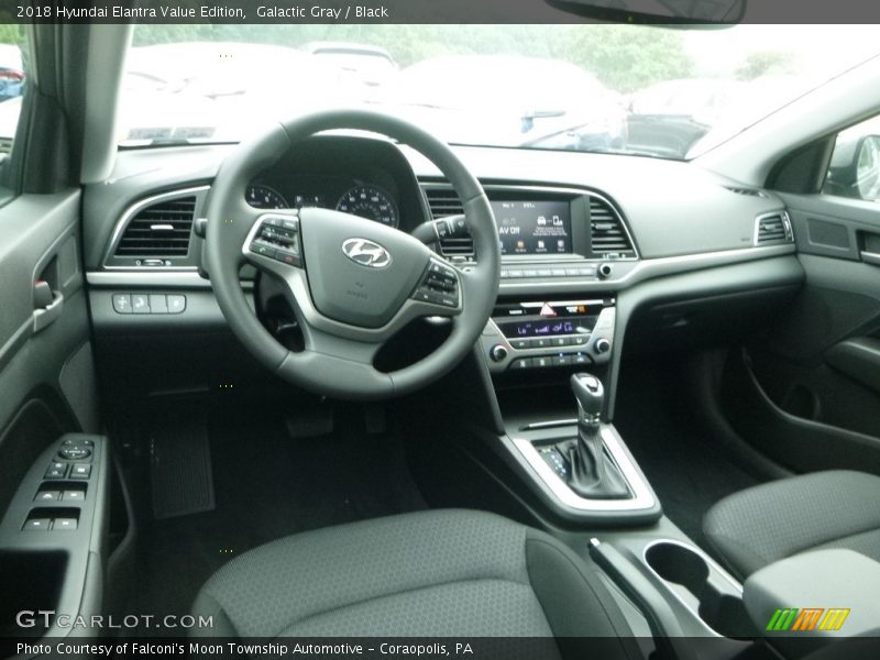 Galactic Gray / Black 2018 Hyundai Elantra Value Edition