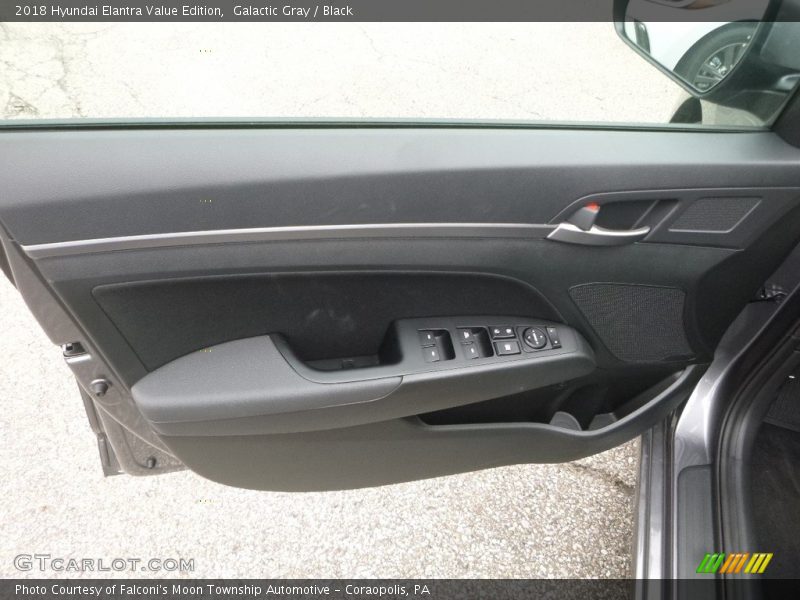 Galactic Gray / Black 2018 Hyundai Elantra Value Edition