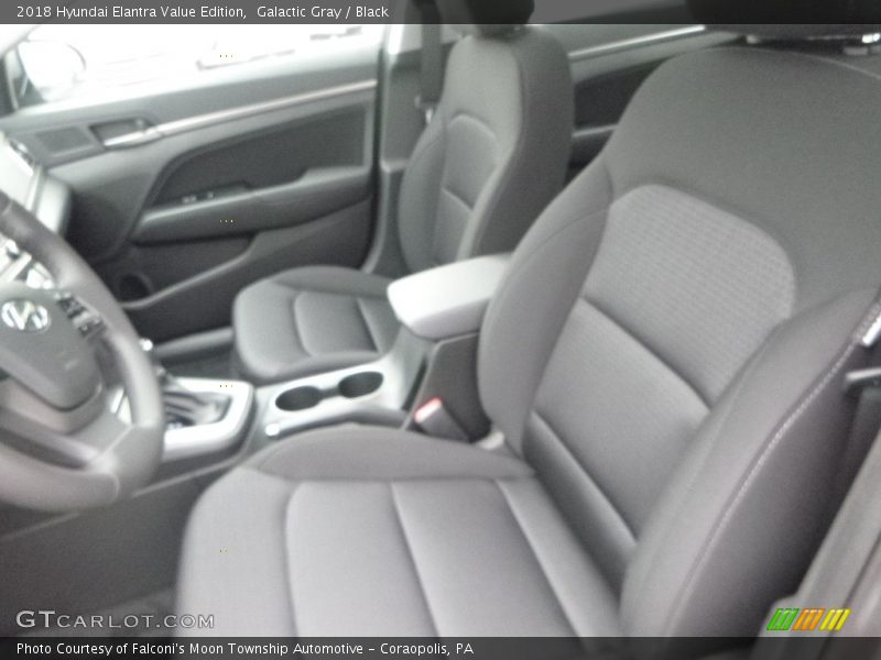 Galactic Gray / Black 2018 Hyundai Elantra Value Edition
