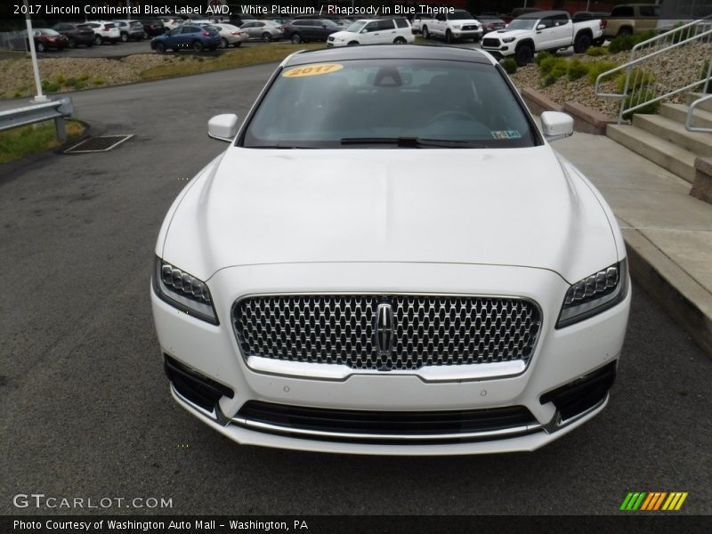 White Platinum / Rhapsody in Blue Theme 2017 Lincoln Continental Black Label AWD