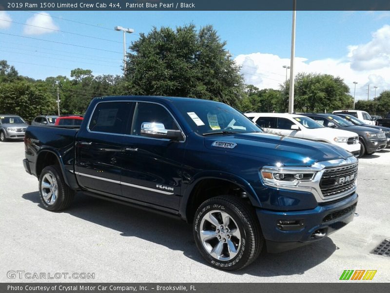 Patriot Blue Pearl / Black 2019 Ram 1500 Limited Crew Cab 4x4