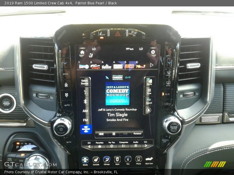 Patriot Blue Pearl / Black 2019 Ram 1500 Limited Crew Cab 4x4