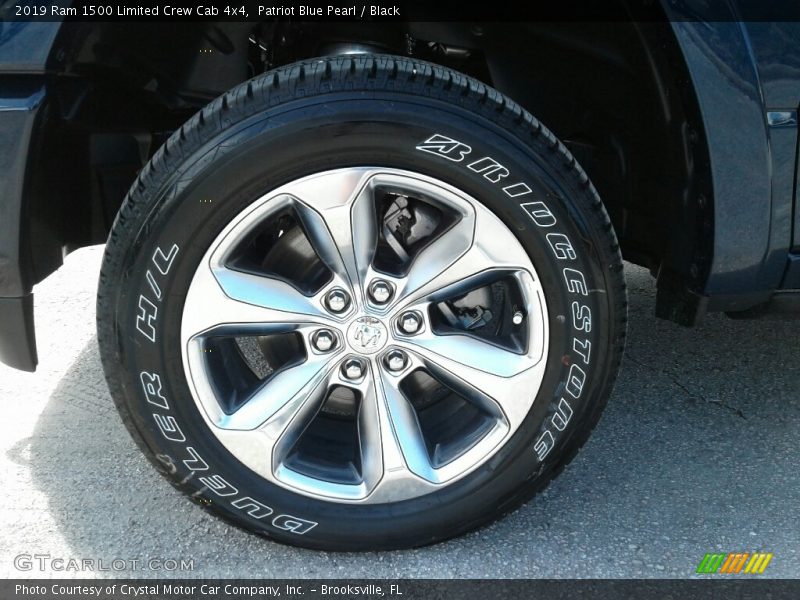 Patriot Blue Pearl / Black 2019 Ram 1500 Limited Crew Cab 4x4