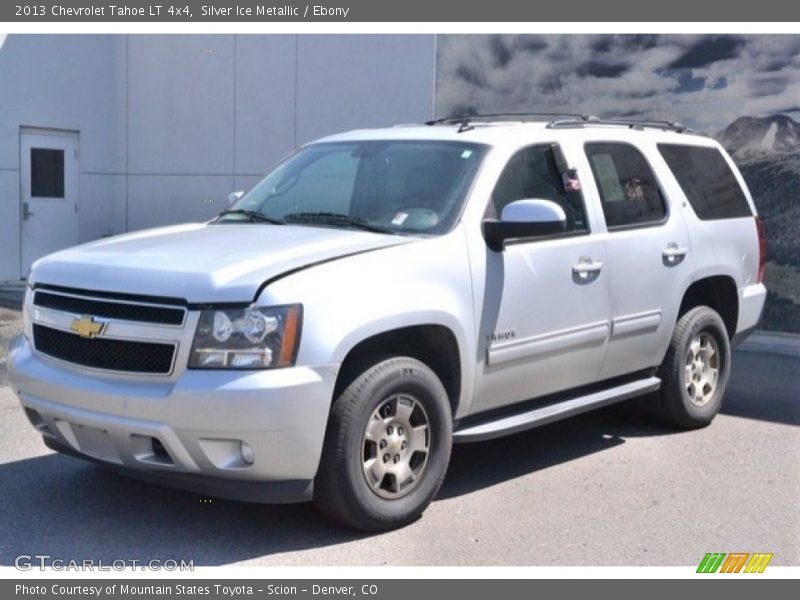 Silver Ice Metallic / Ebony 2013 Chevrolet Tahoe LT 4x4
